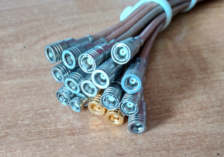 Разъём SMB(f) 2d обжим RG316 0,2m